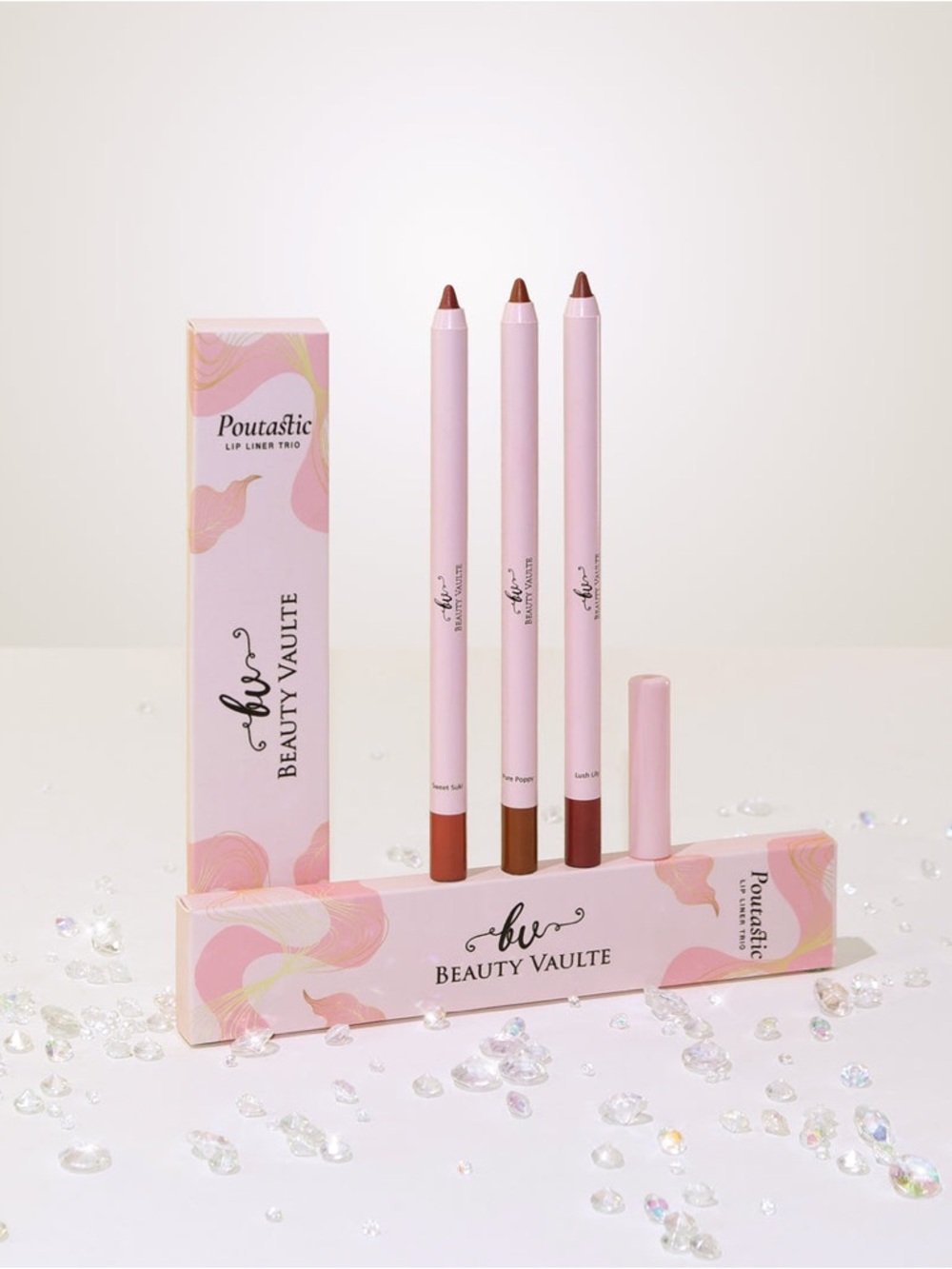 Poutastic Lip Liner Trio - Pink Shades